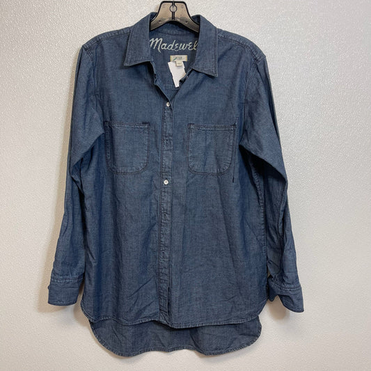 Denim Top Long Sleeve Madewell, Size M