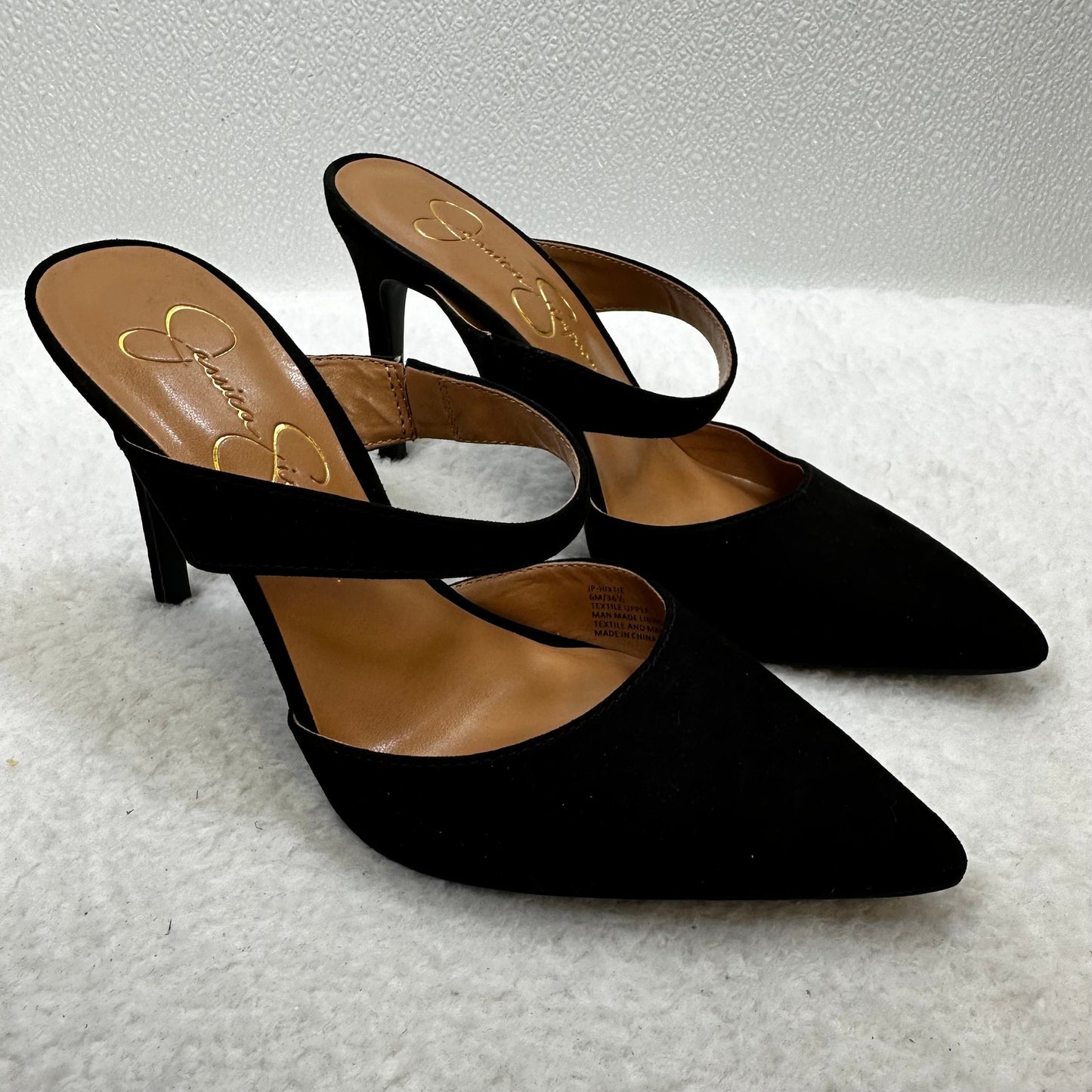 Black Shoes Heels Stiletto Jessica Simpson, Size 6