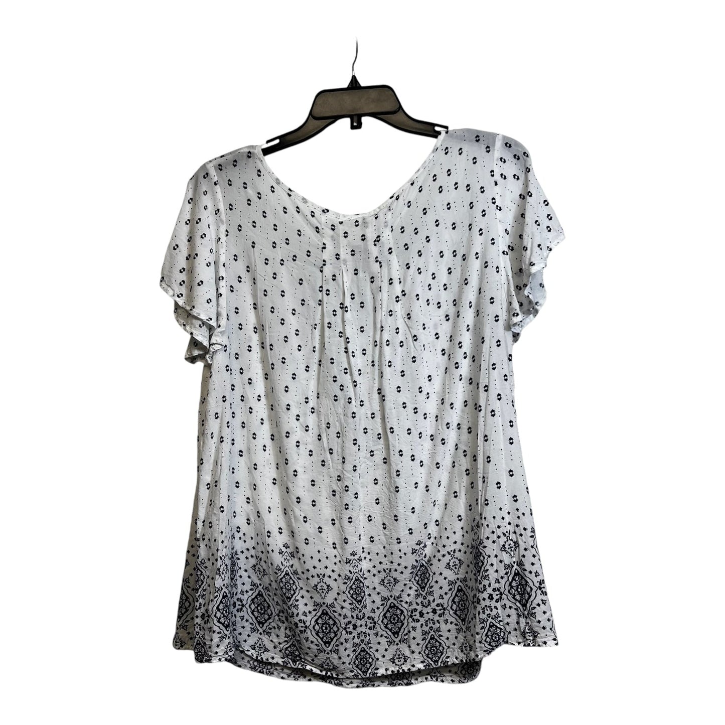 Top Short Sleeve By Torrid In Print, Size: M