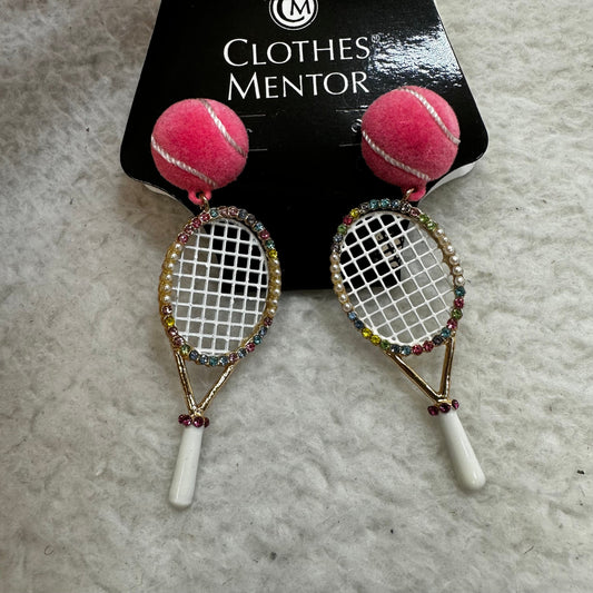 Tennis Racket Earrings Dangle/drop Clothes Mentor