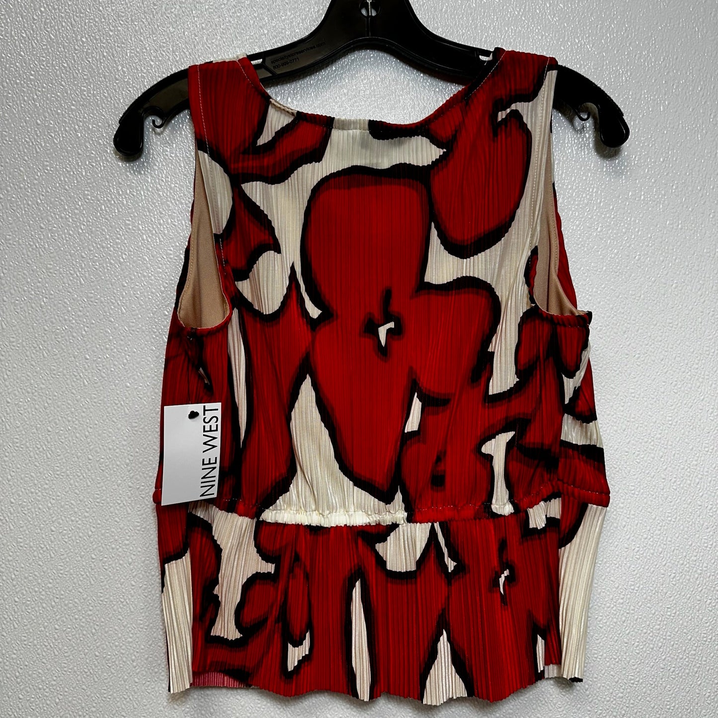 Red Top Sleeveless Nine West Apparel, Size S