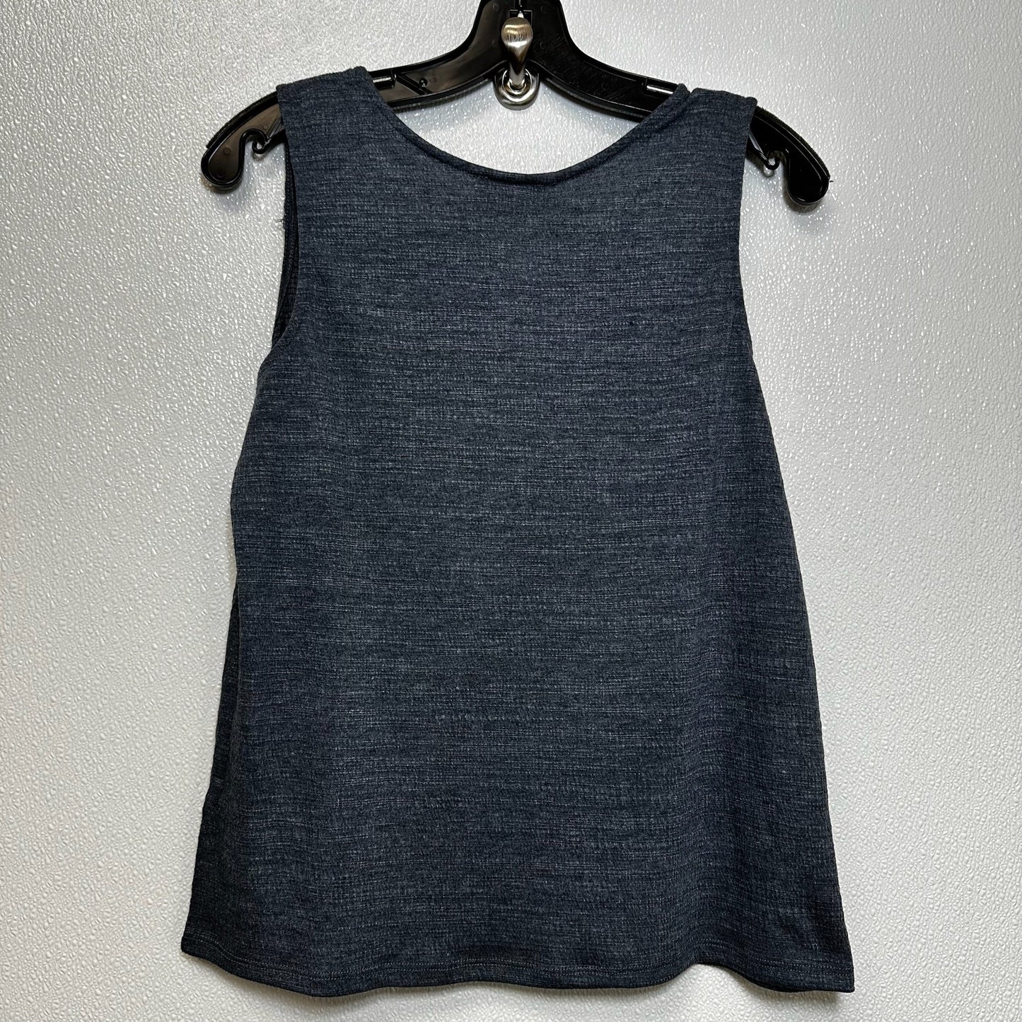 Blue Top Sleeveless Cable And Gauge, Size S