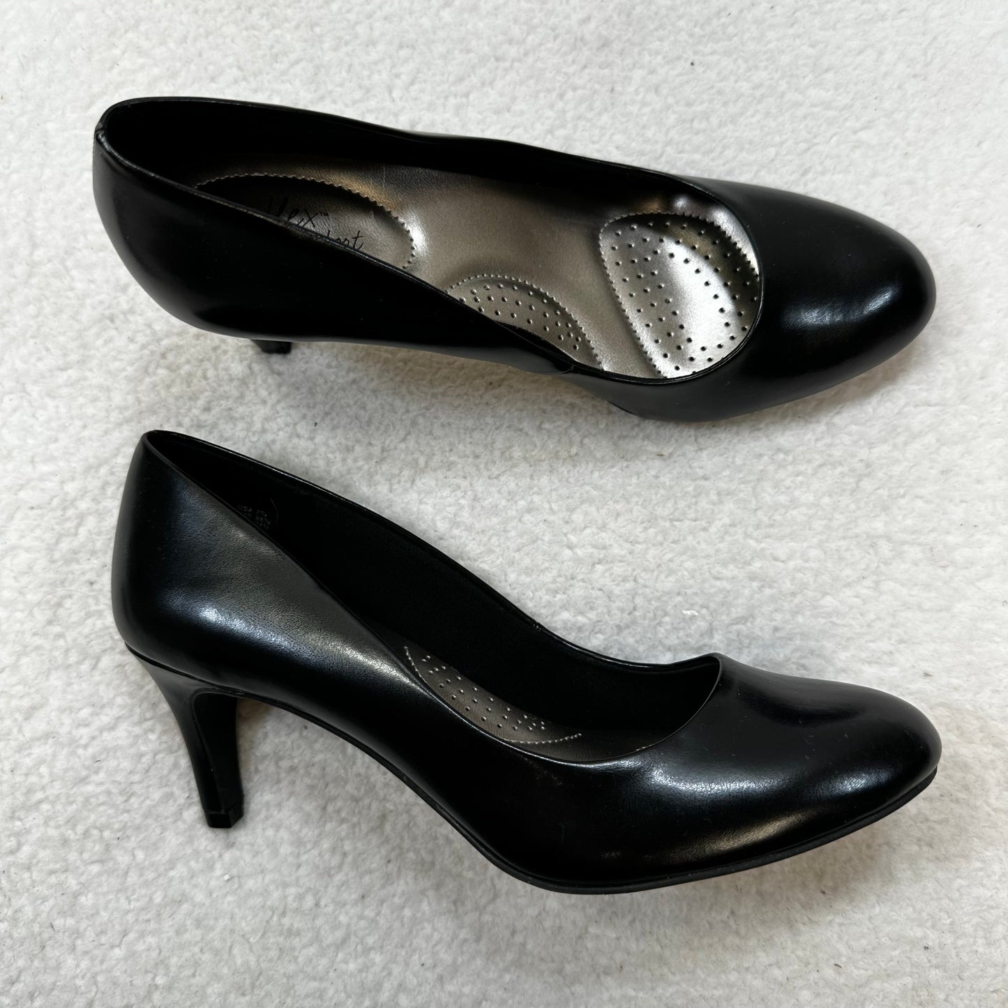 Black Shoes Heels Block Dexflex, Size 7.5