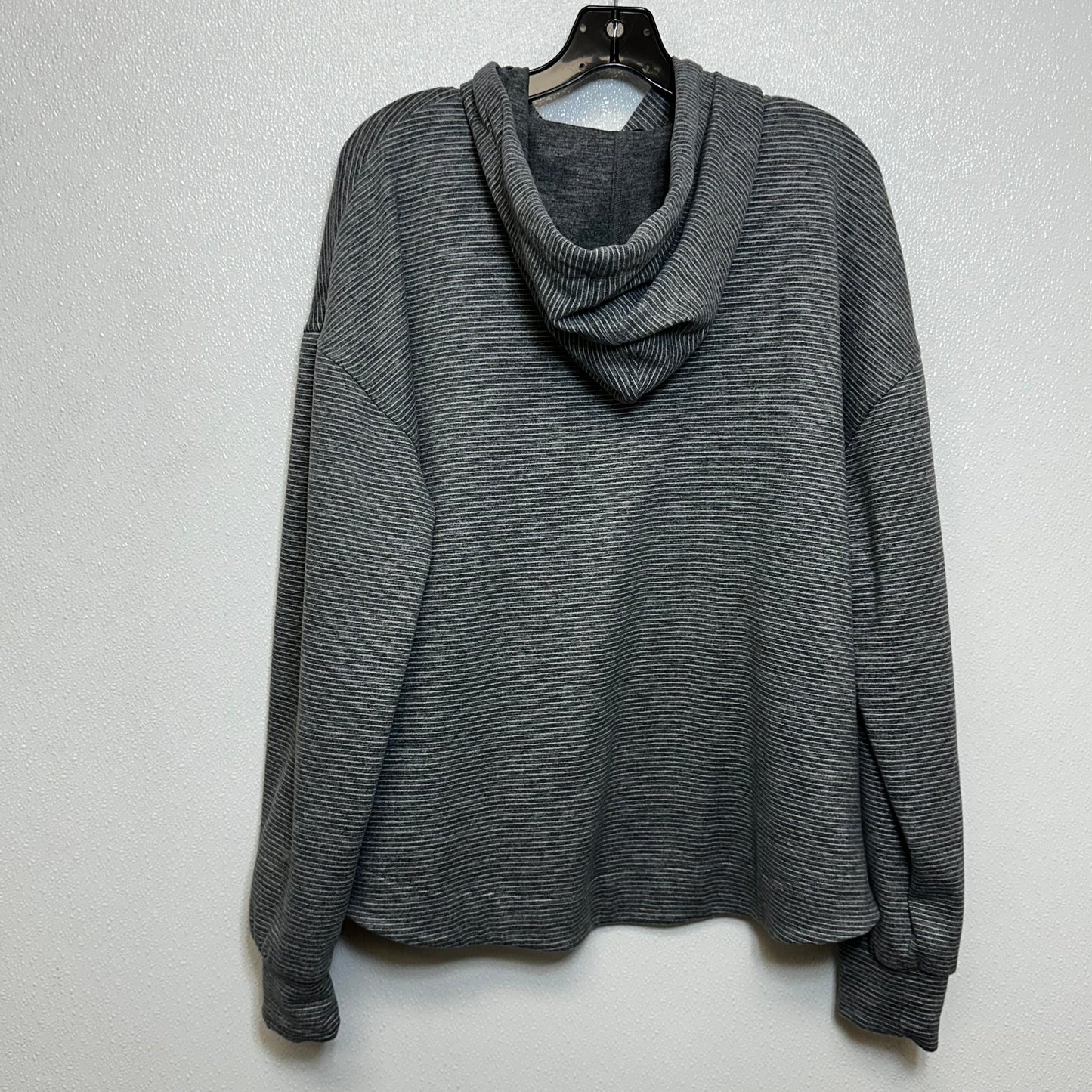 Sweatshirt Hoodie By EVEREVE In Grey, Size: L