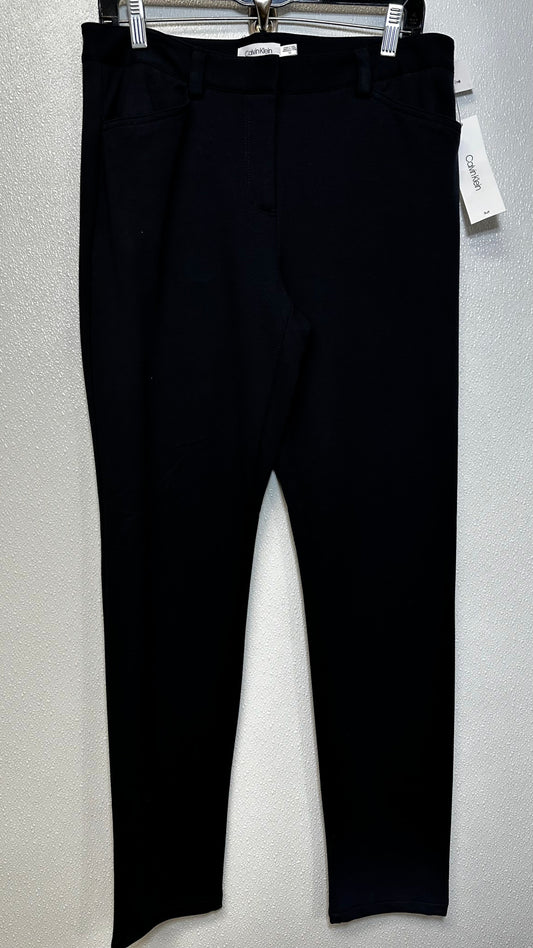 Navy Pants Ankle Calvin Klein O, Size 10