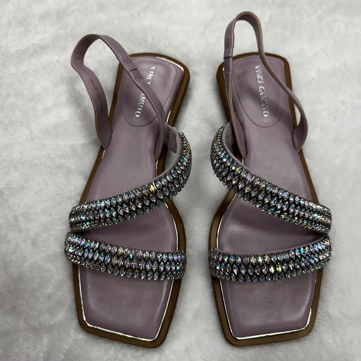 Lavender Sandals Flats Vince Camuto, Size 8.5