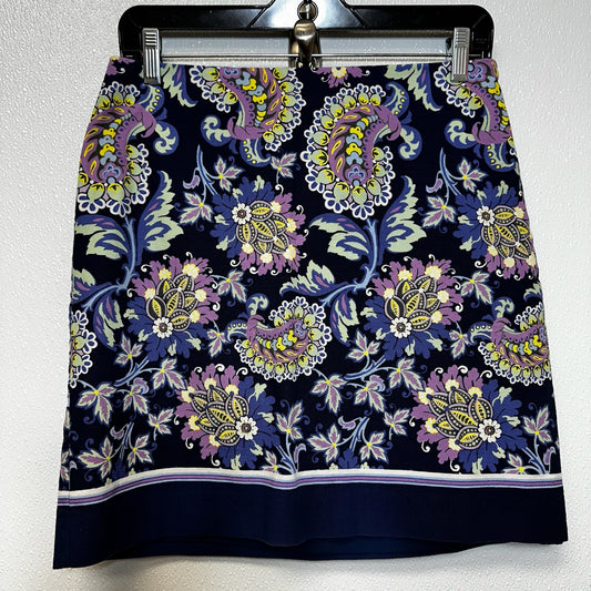 Paisley Skirt Mini & Short Talbots O, Size 4petite