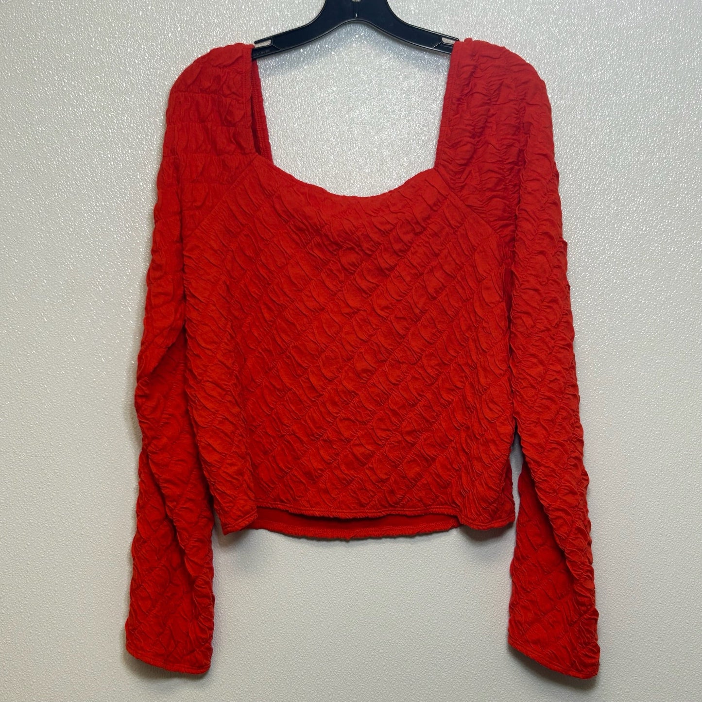 Red Top Long Sleeve Maeve, Size Xl