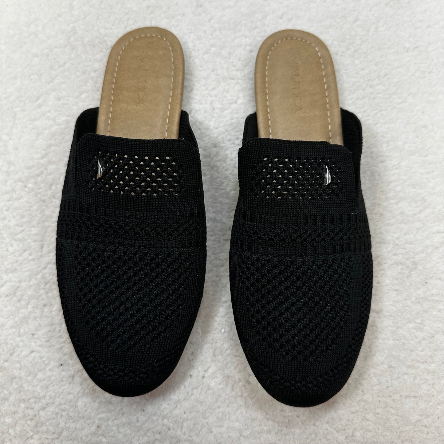 Black Shoes Flats Mule & Slide Nautica, Size 9