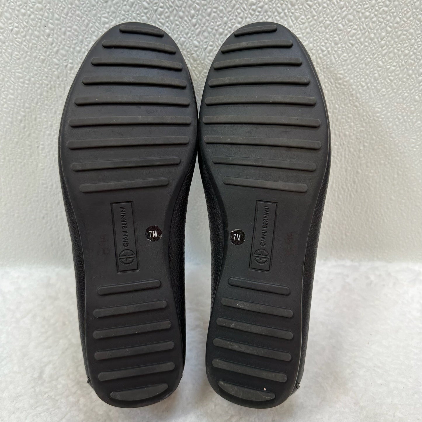 Black Shoes Flats Loafer Oxford Giani Bernini, Size 7