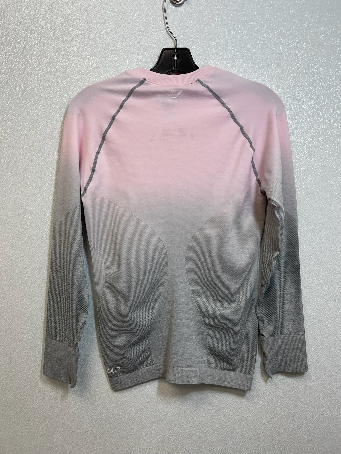 Athletic Top Long Sleeve Crewneck By Gym Shark In Candy Pink, Size: S