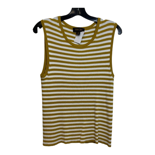 Top Sleeveless By Truth In Striped, Size: L