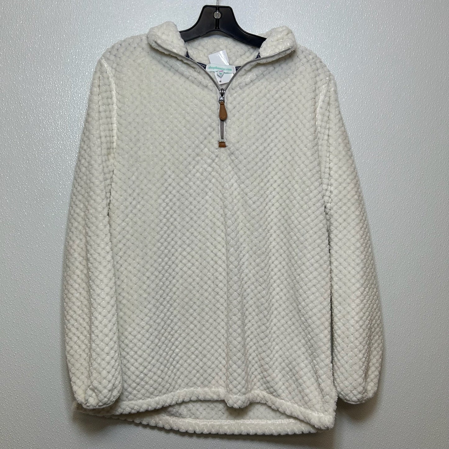 Ivory Jacket Fleece Clothes Mentor, Size M