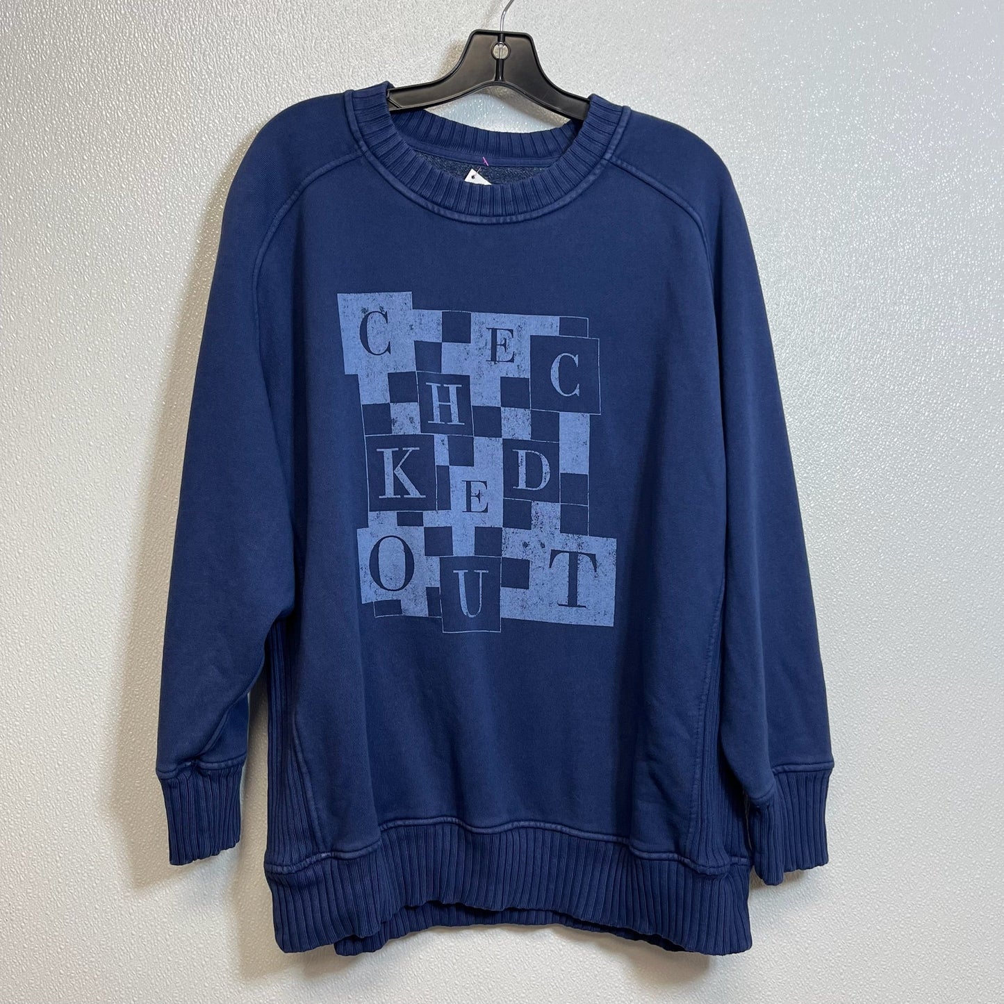 Blue Sweatshirt Crewneck Aerie, Size M