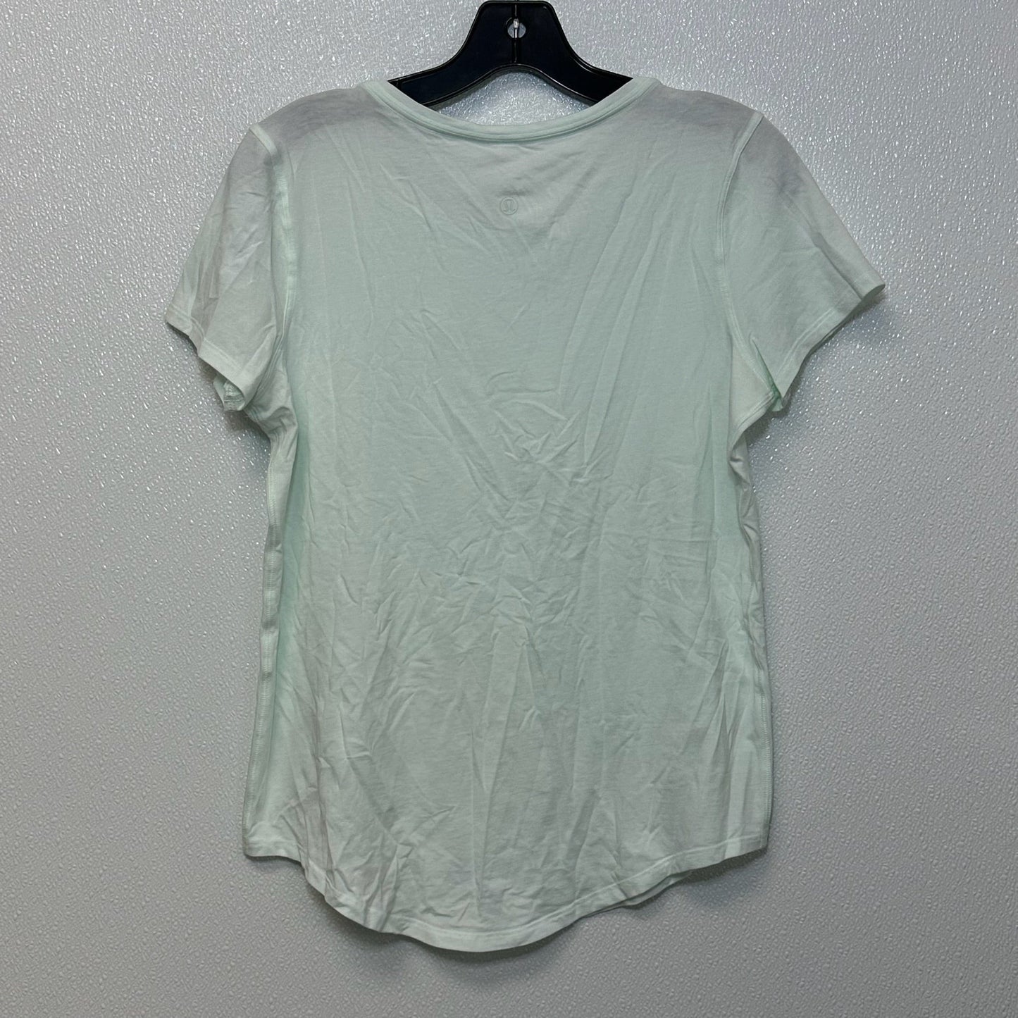 Green Athletic Top Short Sleeve Lululemon, Size 4