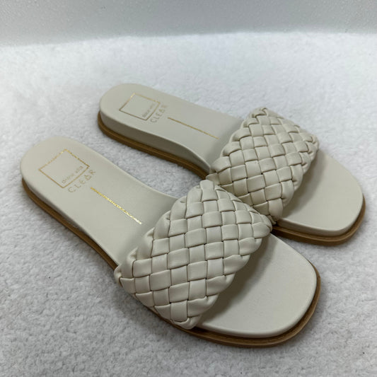 Ivory Sandals Flip Flops Dolce Vita, Size 9