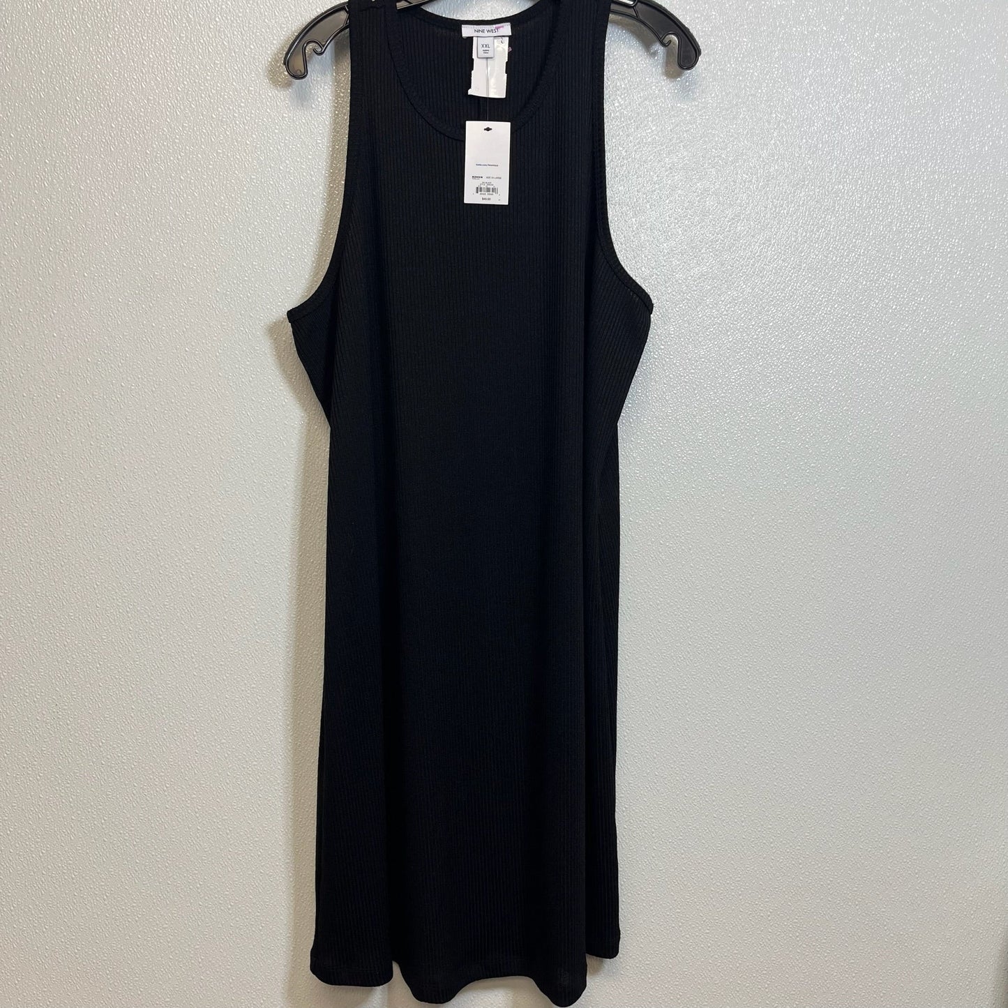 Black Dress Casual Midi Nine West Apparel, Size Xxl