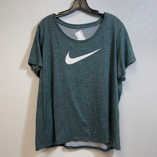 Athletic Top Short Sleeve Nike Apparel, Size 1x