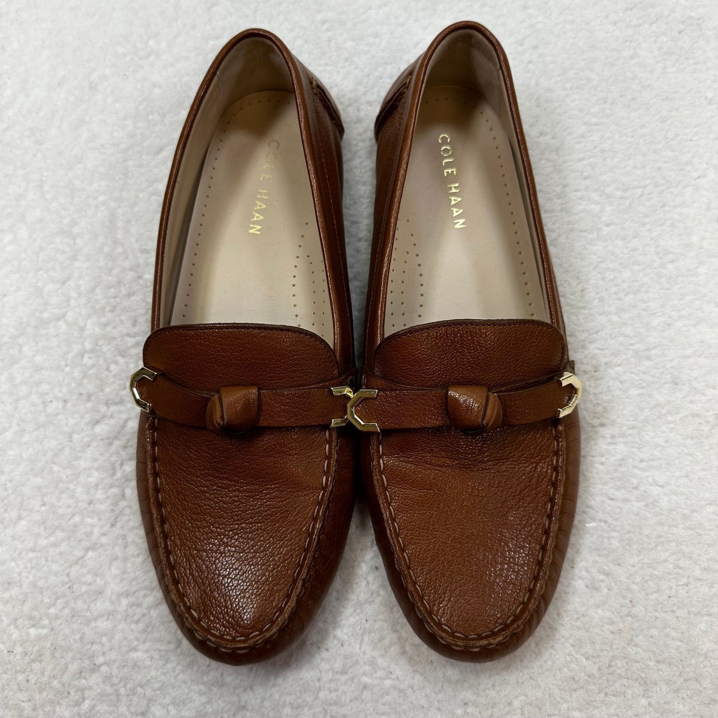 Tan Shoes Flats Loafer Oxford Cole-haan O, Size 9.5