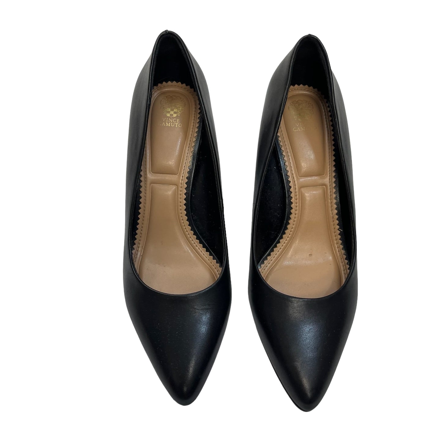 Black Shoes Heels Block Vince Camuto, Size 7.5