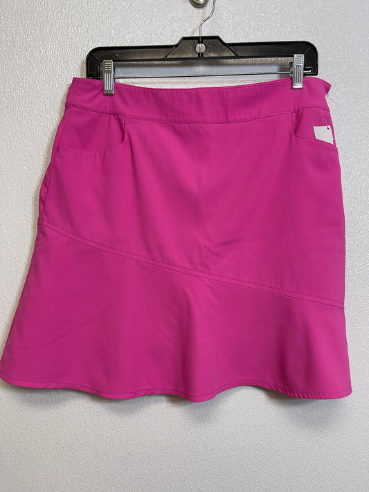 Hot Pink Athletic Skirt Skort Cme, Size 8