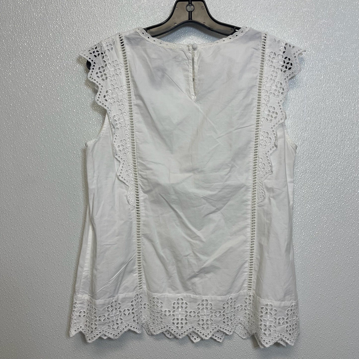 White Top Sleeveless Boden, Size M