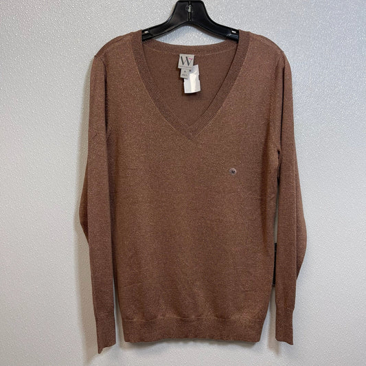 Sweater By Worthington O In Bronze, Size: M