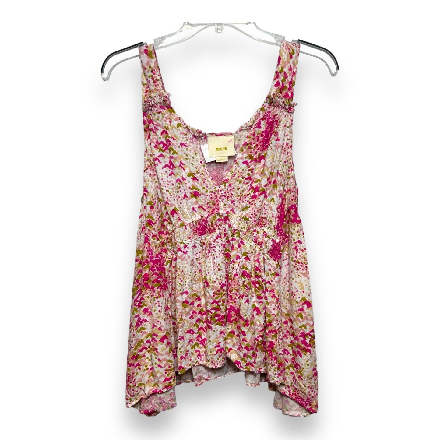 Top Sleeveless By Maeve In Pink, Size: L