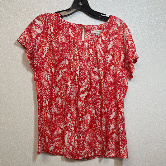 Top Short Sleeve By Boden In Print, Size: 10