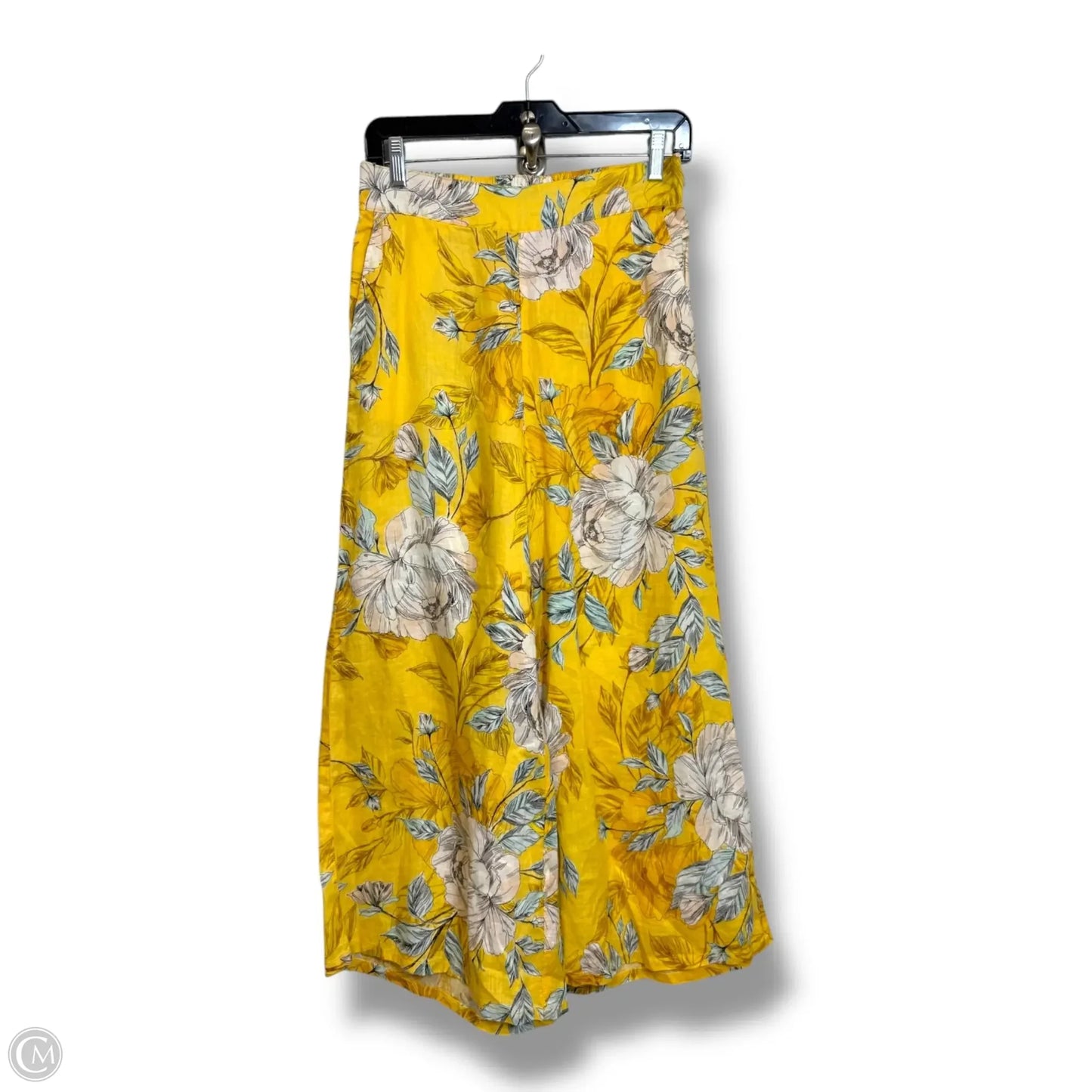 Pants Palazzo By Nicole Miller In Yellow, Size: S