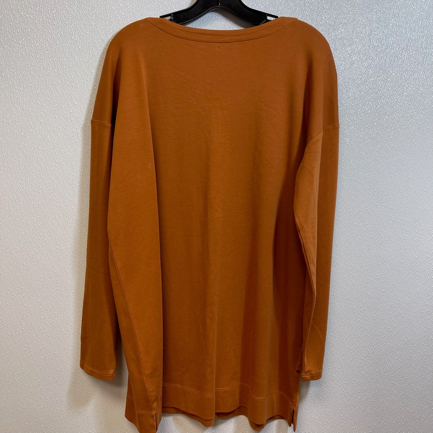 Top Long Sleeve By J Jill O In Rust, Size: L