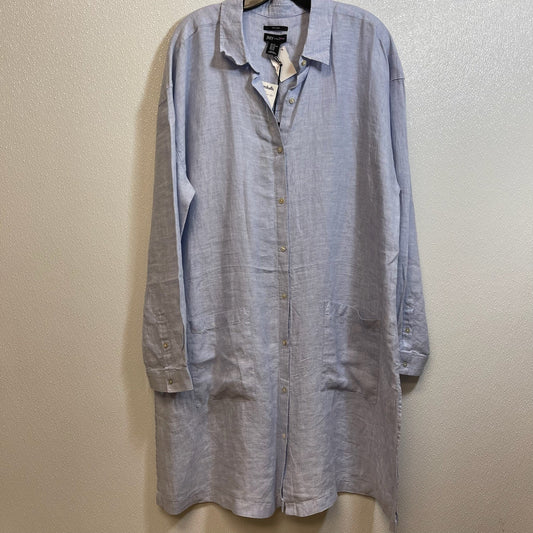 Dress Casual Midi By Jones New York O In Blue, Size: Xl