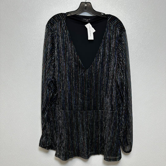 Top Long Sleeve By Lane Bryant O In Sparkles, Size: 30/32