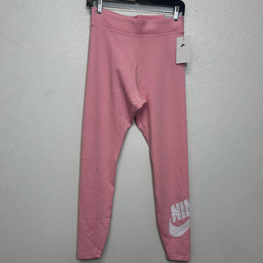 Athletic Leggings By Nike Apparel In Candy Pink, Size: M