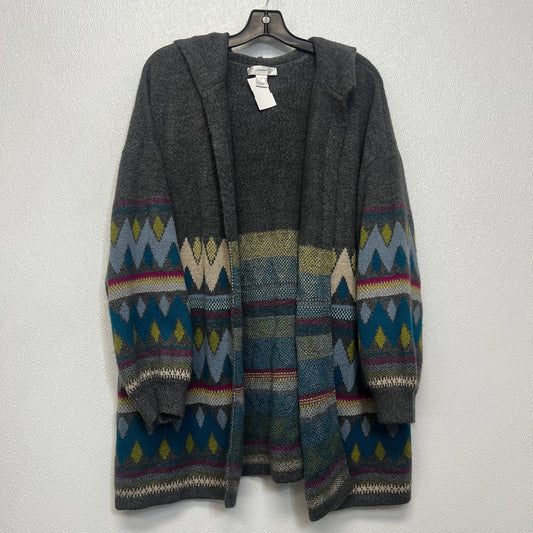 Cardigan By Cj Banks In Grey, Size: 1x