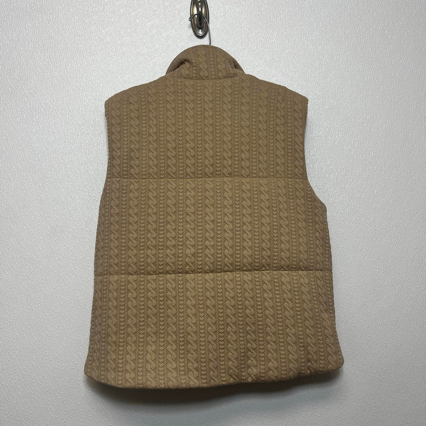 Vest Puffer & Quilted By Staccato In Tan, Size: L