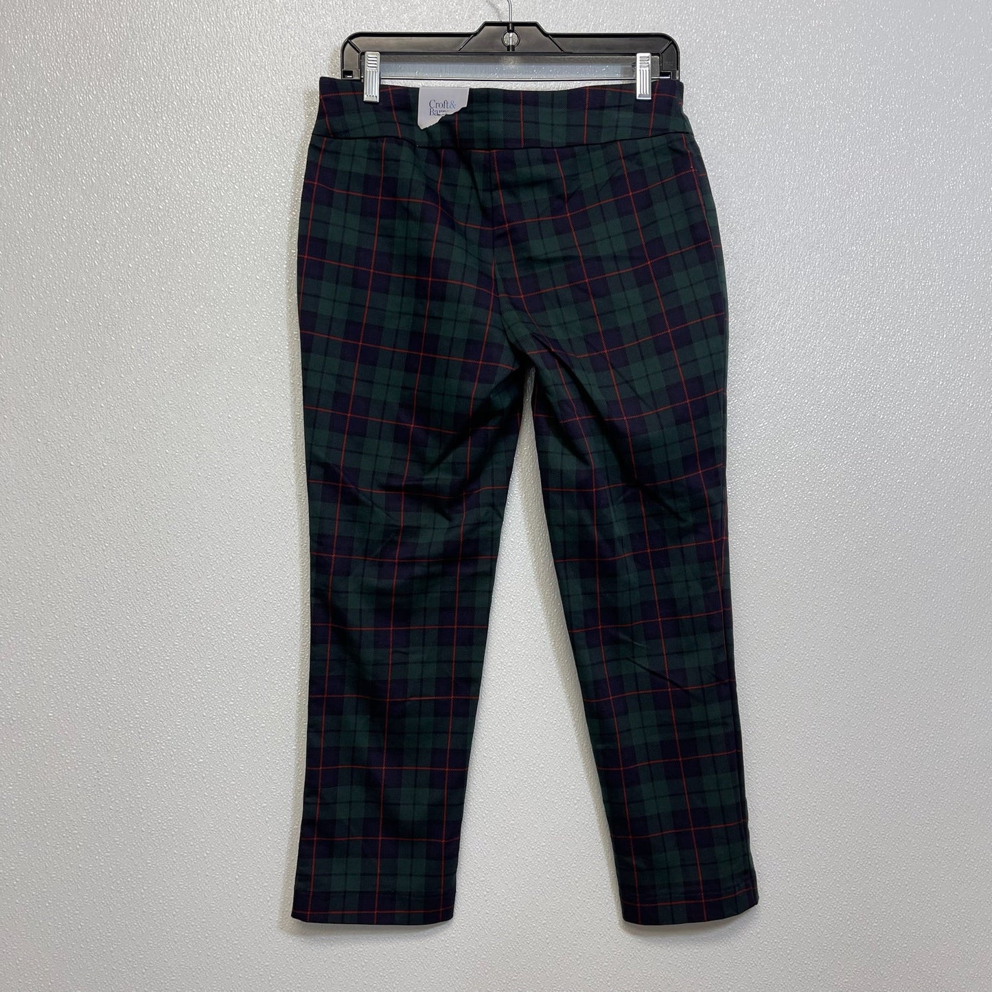 Effortless stretch Pants Ankle By Croft And Barrow O In Plaid, Size: 6petite