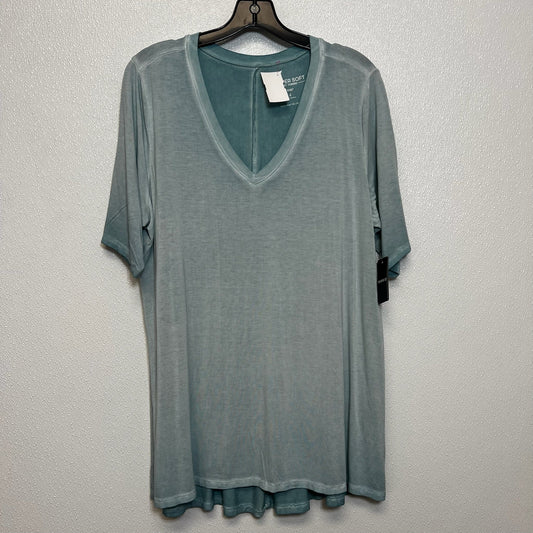 Top Short Sleeve By Torrid In Blue, Size: 2x