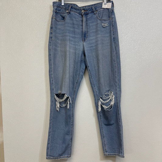 Mom Jeans Relaxed/boyfriend By American Eagle In Denim, Size: 12l