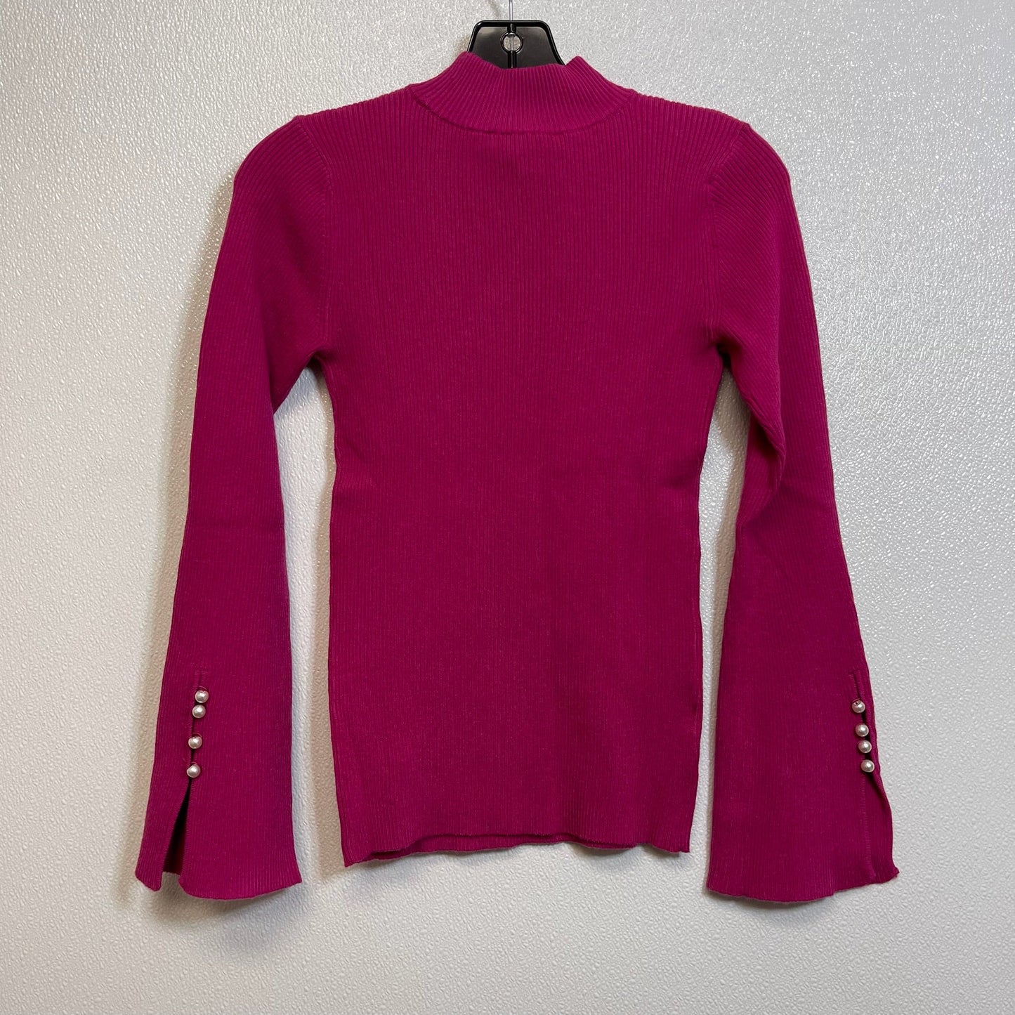 Sweater By Ann Taylor O In Raspberry, Size: M