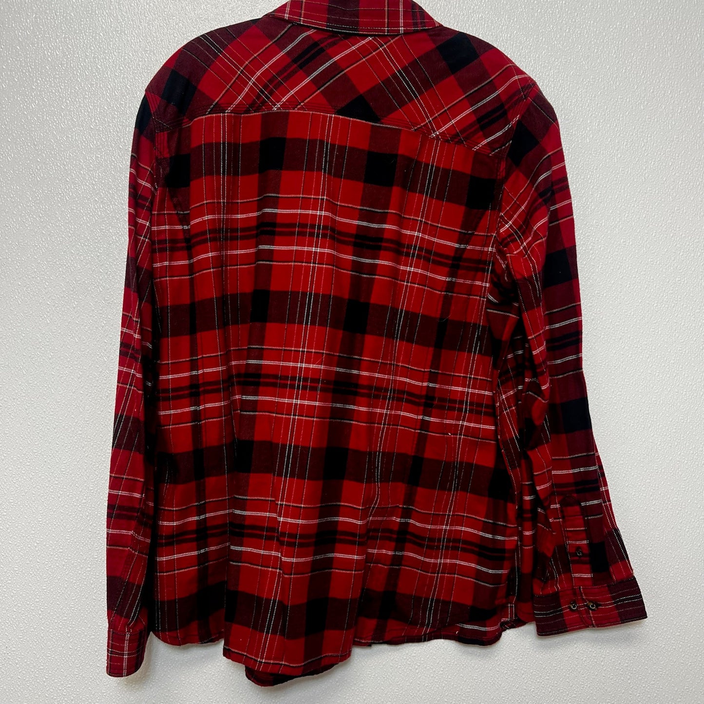 Top Long Sleeve By Carhart In Plaid, Size: Xxl