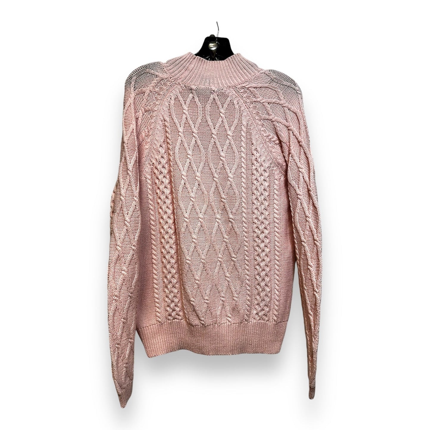 Sweater By Clothes Mentor In Pink, Size: L