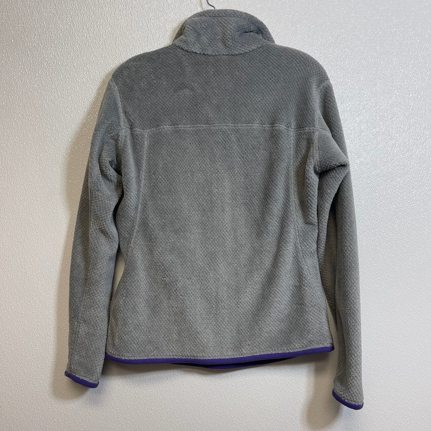 Athletic Jacket By Patagonia In Grey, Size: M