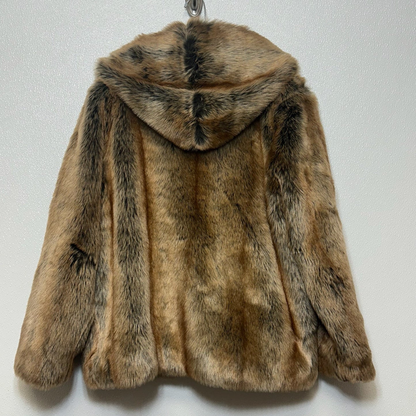 Coat Faux Fur & Sherpa By Donna Salyers Fabulous Furs In Brown, Size: Xl