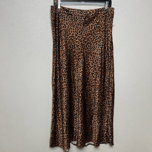 Skirt Maxi By Clothes Mentor In Animal Print, Size: Xl