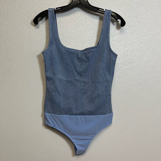 Bodysuit By Express O In Denim, Size: S