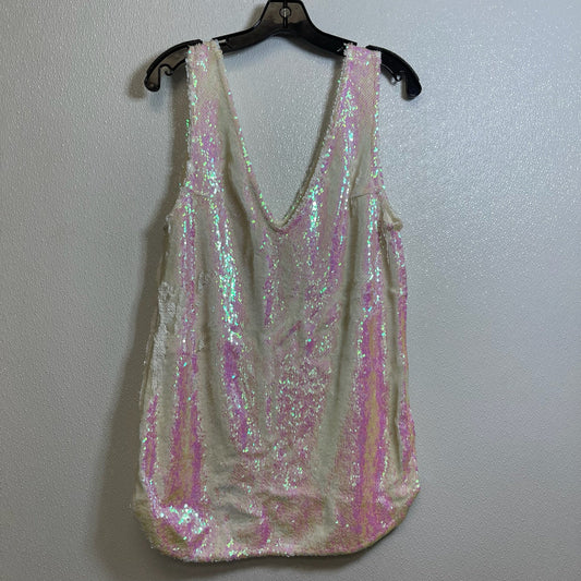 Top Sleeveless By Free People In Sequin, Size: S