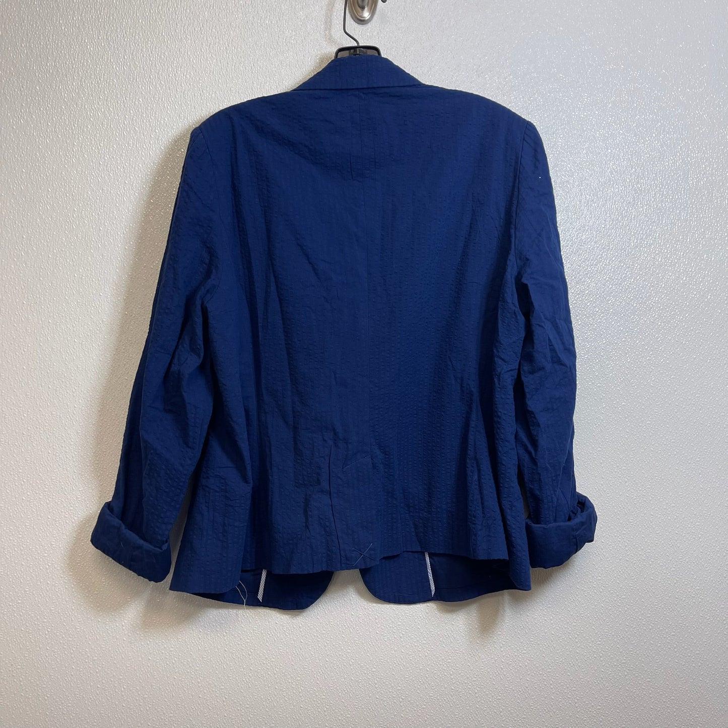 Blazer By Clothes Mentor In Blue, Size: Xl