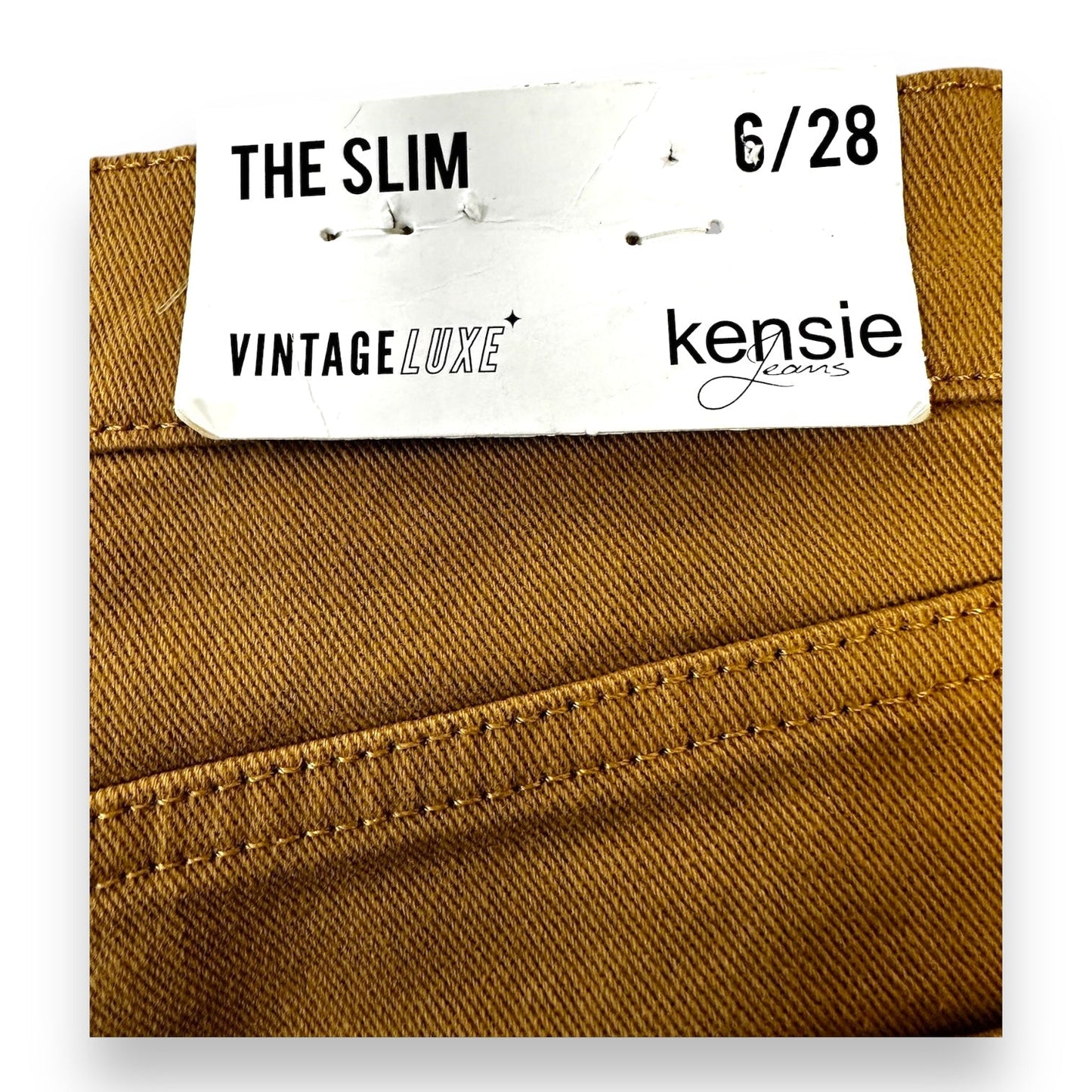 Pants slim By Kensie In Tan, Size: 6