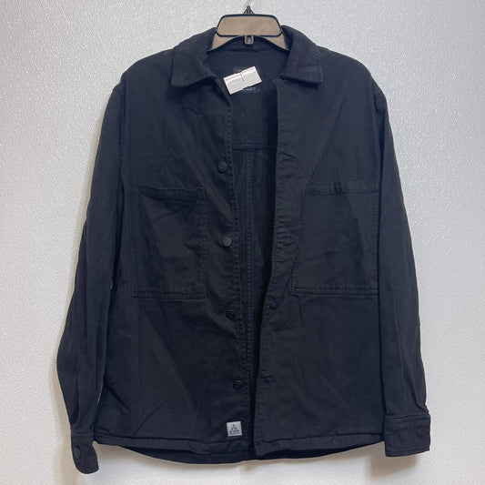 Jacket Denim By Zara In Black Denim, Size: M